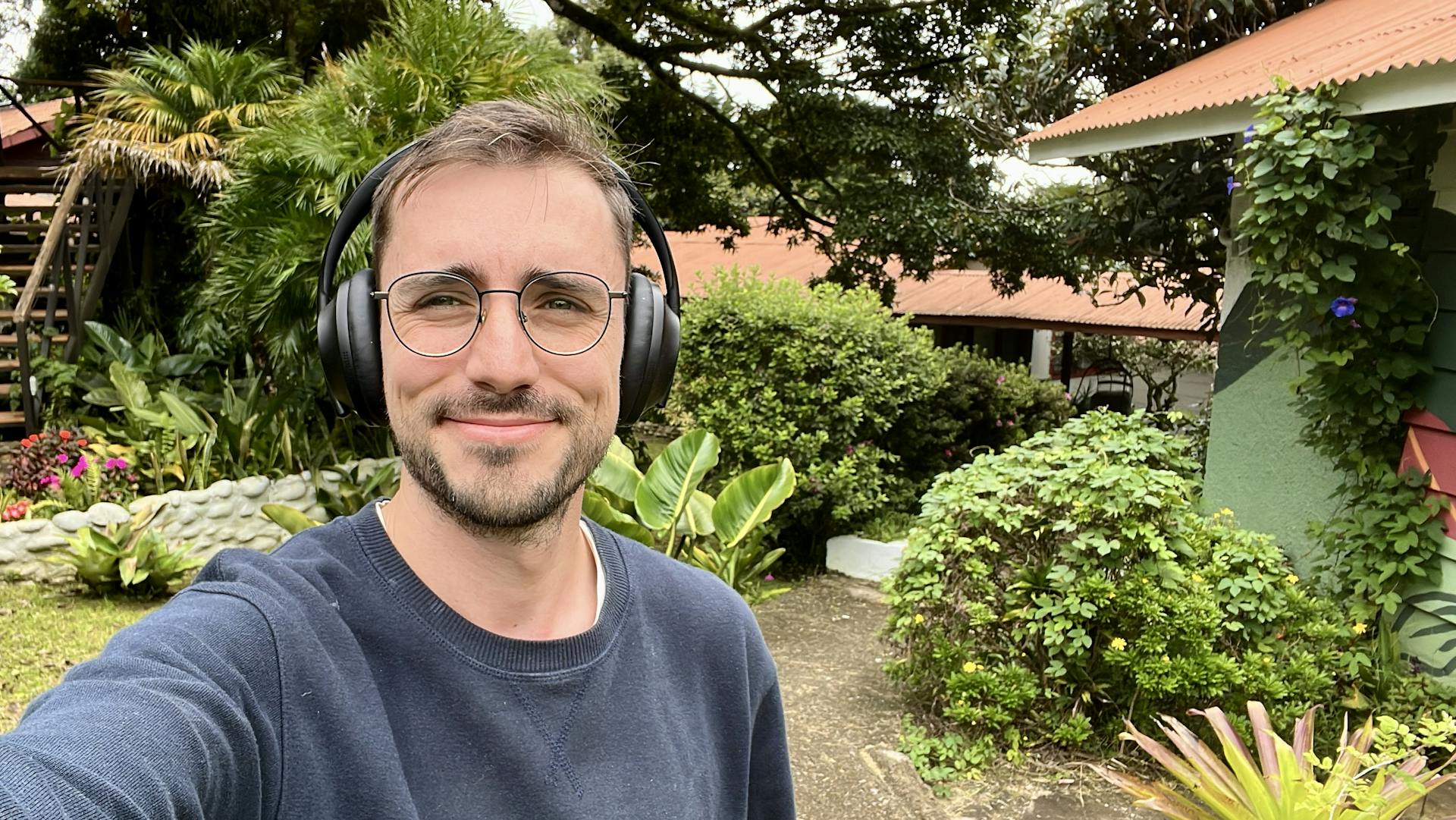 Taking selfies at Selina Monteverde instead of getting things done