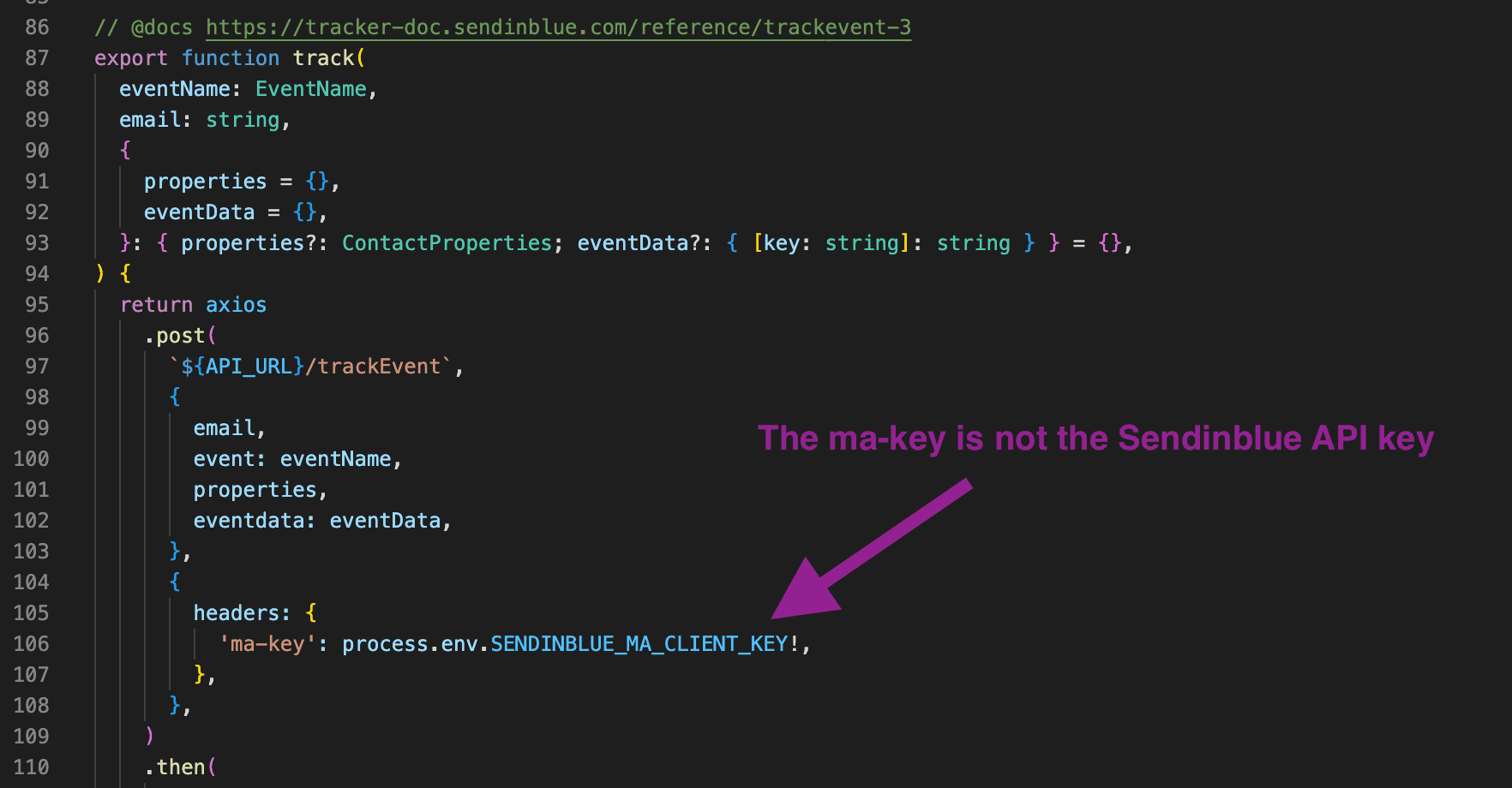 How to set up the Brevo (Sendinblue) tracker in a React TypeScript ...